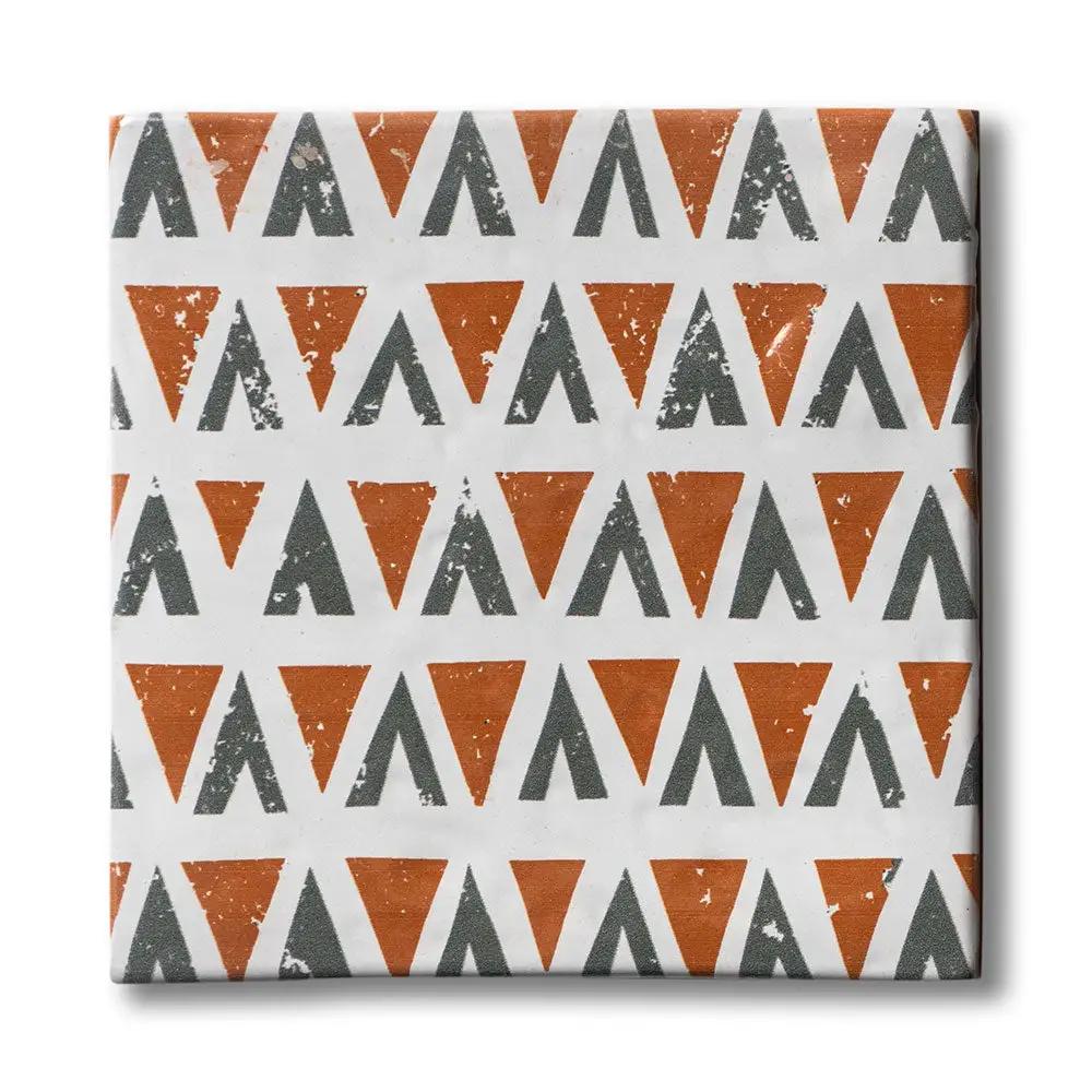 Zuni 2 Square 1/2 Glazed Terracotta Tiles 6x6 by Stonetiledepot