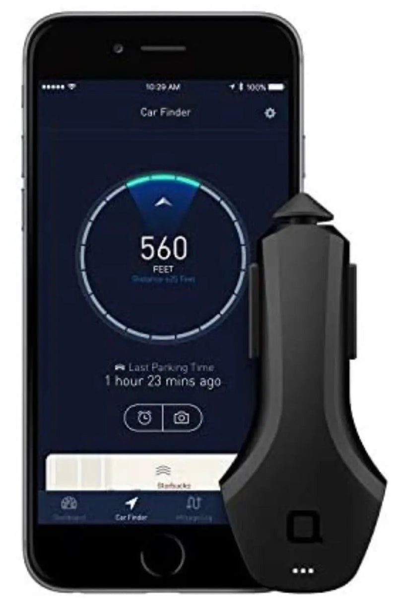 ZUS Smart Car Charger with App to Save Car's Location, 2 Ports Car Charger with Led for iPhone XS/Max/XR/X/8/7/6/Plus by Outdoor Solar Outlet