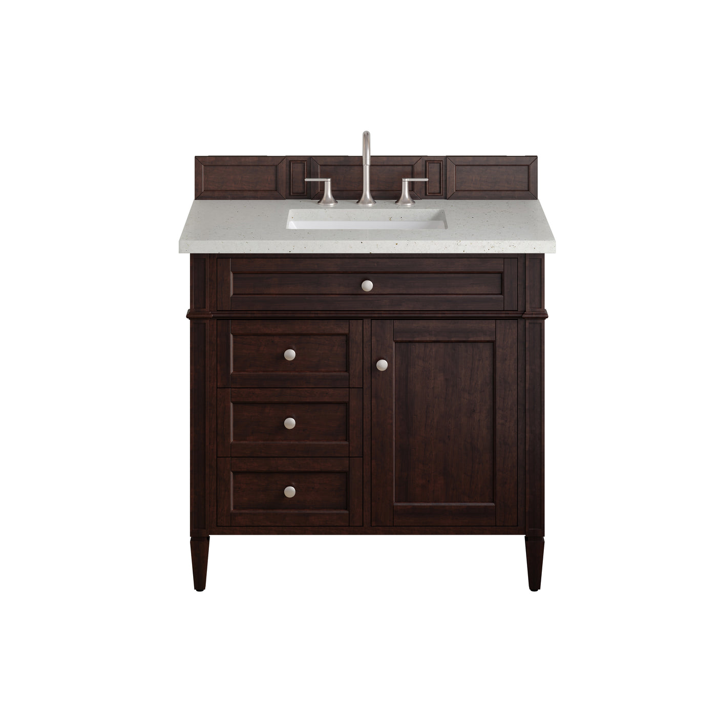 James Martin Brittany 36" Single Bathroom Vanity, Burnished Mahogany, view 16