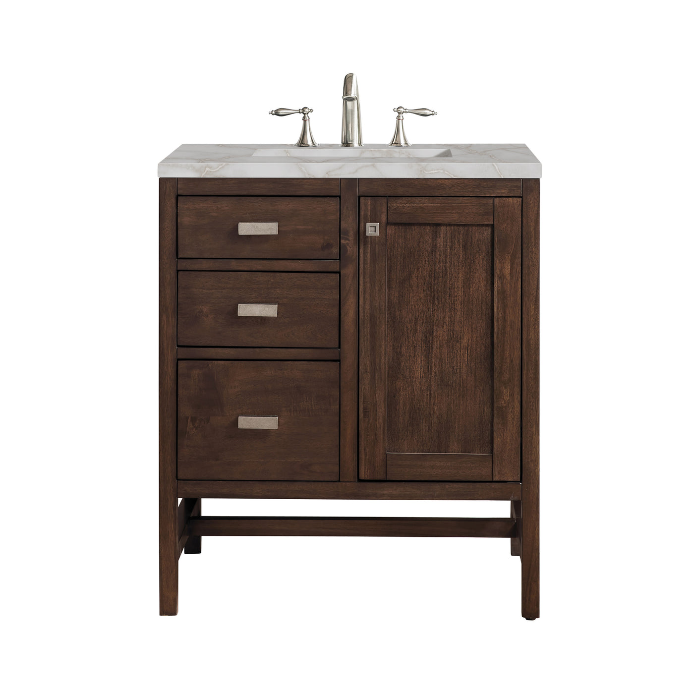 James Martin Addison 30" Single Bathroom Vanity, Mid-Century Acacia, view 37