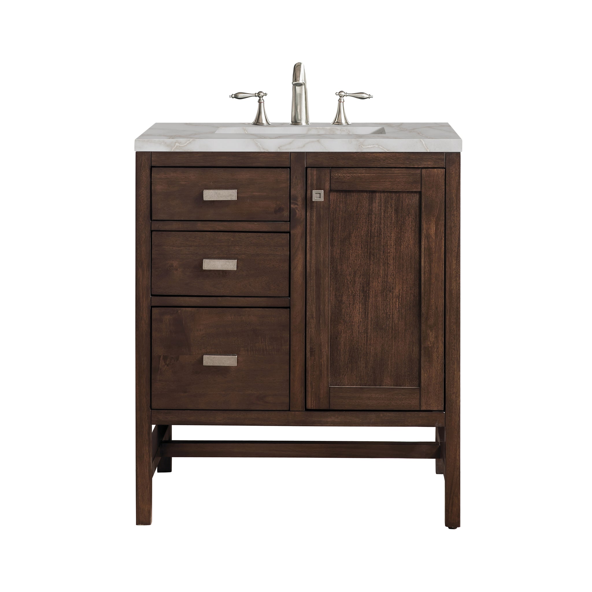 James Martin Addison 30" Single Bathroom Vanity, Mid-Century Acacia, view 37
