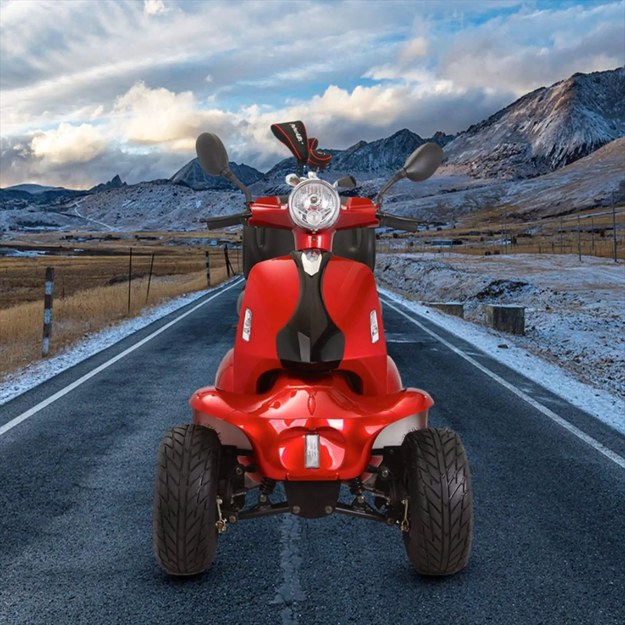 Zvg 4-Wheel 60V/20AH Electric Golf Senior Travel Mobility Scooter For Adults, 440LBS (SAK91582) by SAKSBY WHOLESALE
