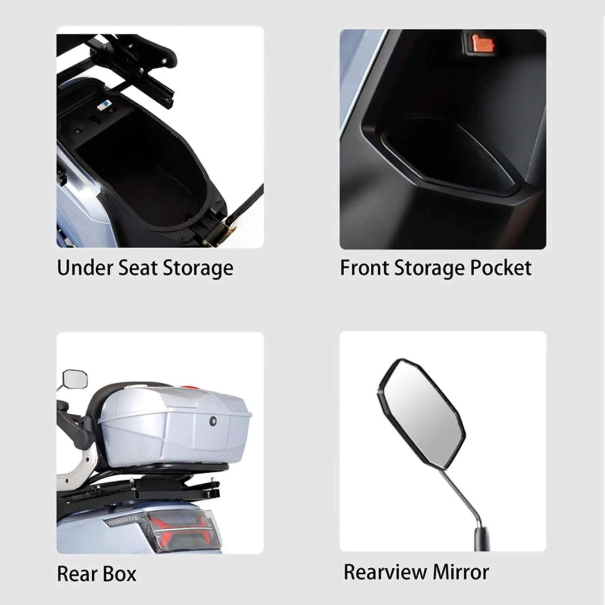 Zvg Heavy-Duty 1000W 60V/20AH Four Wheel All-Terrain Travel Mobility Scooter, 440LBS (SAK91645) by SAKSBY WHOLESALE