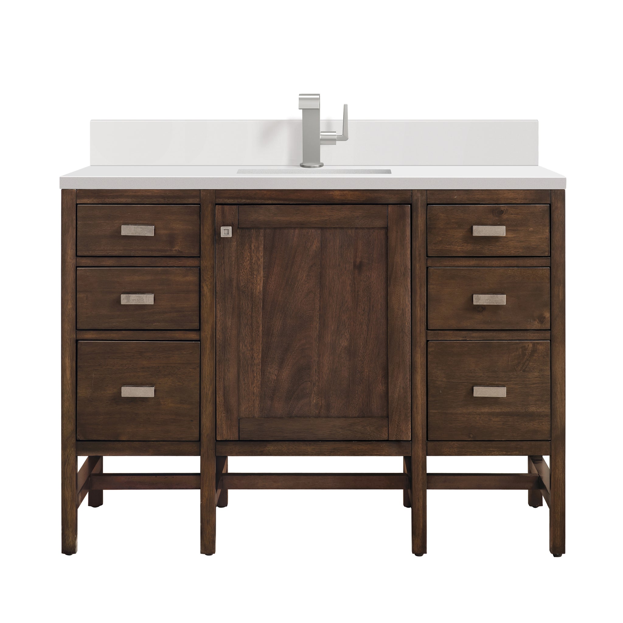 James Martin Addison 48" Single Bathroom Vanity, Mid-Century Acacia, view 22
