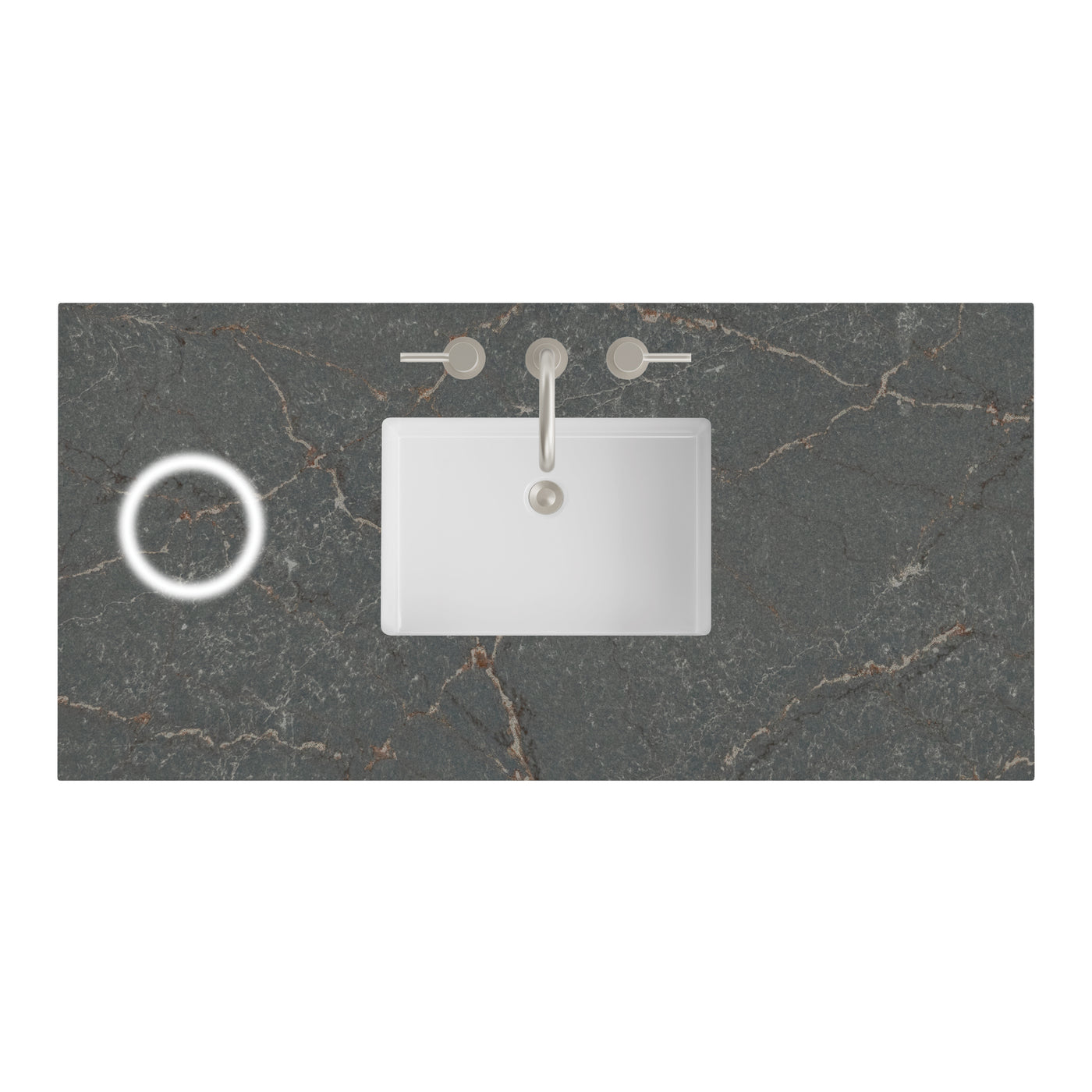 James Martin 48" Single Vanity Top with Parisien Bleu (FreePower) countertop