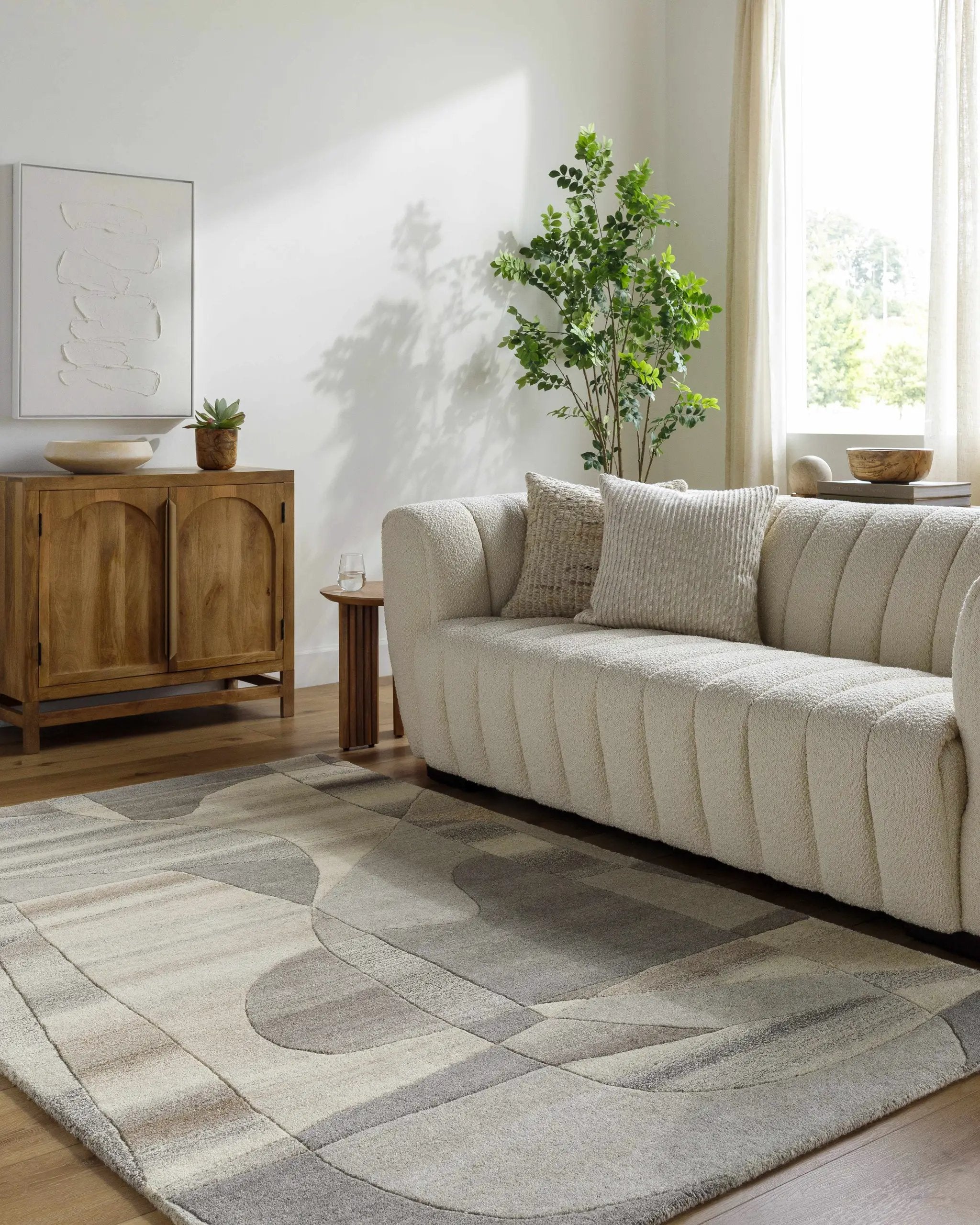 Zareb Modern Wool Rug - Clearance by Boutique Rugs
