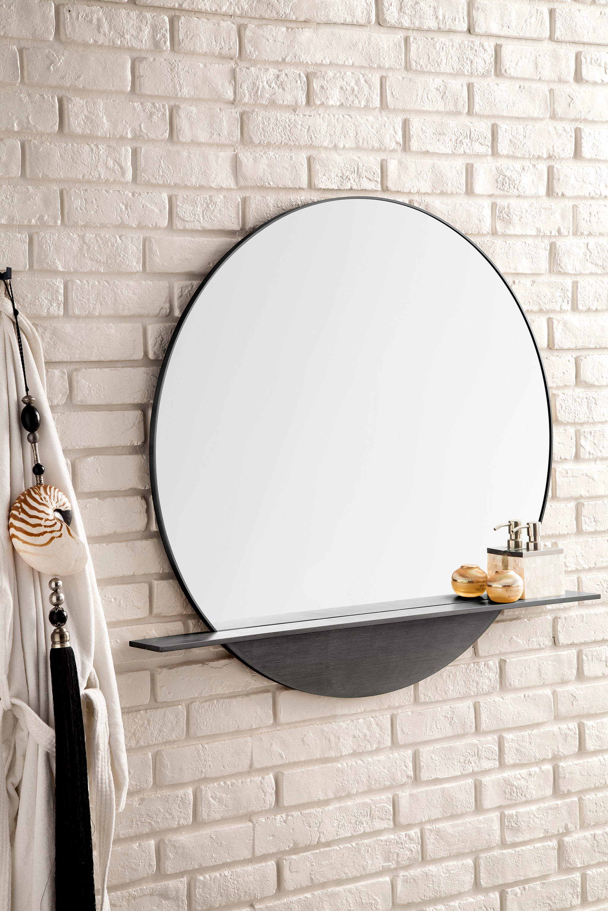 James Martin Platform 36" Mirror, Modern Iron, view 3